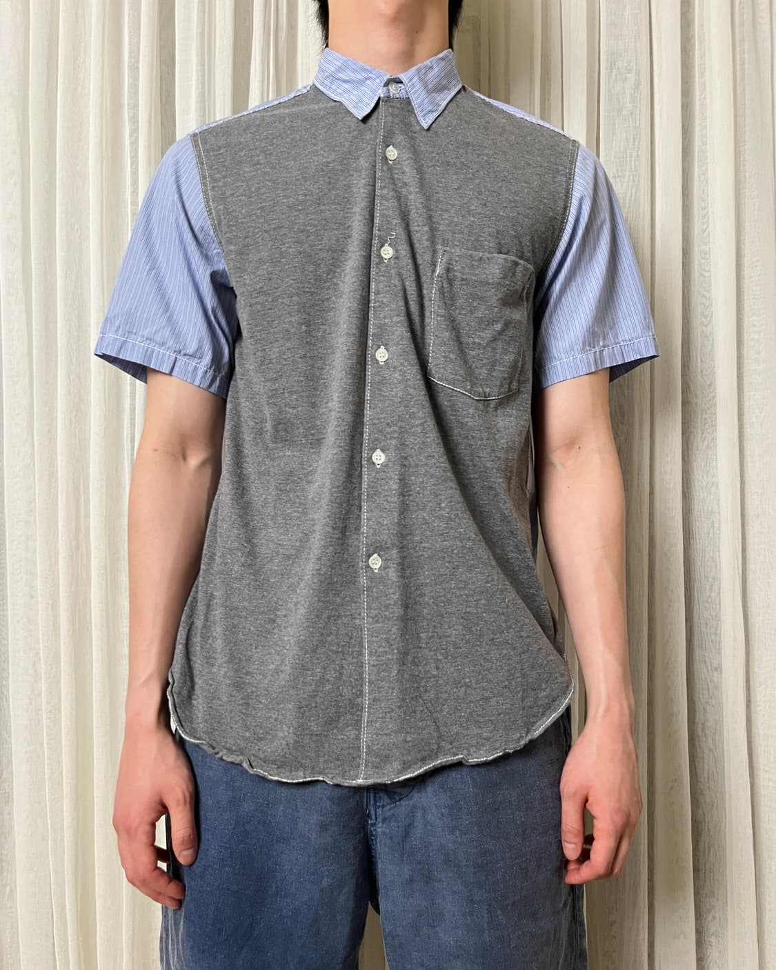 꼼데가르송 옴므 도킹 하프셔츠 comme des garcons homme 상품이미지7