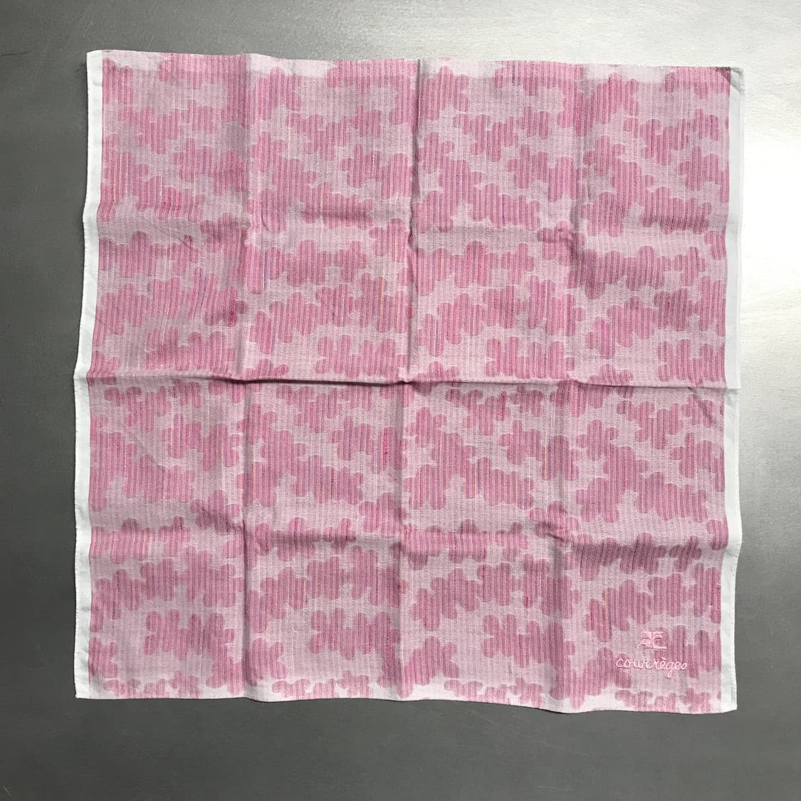 꾸레쥬 핑크 손수건 상품이미지2