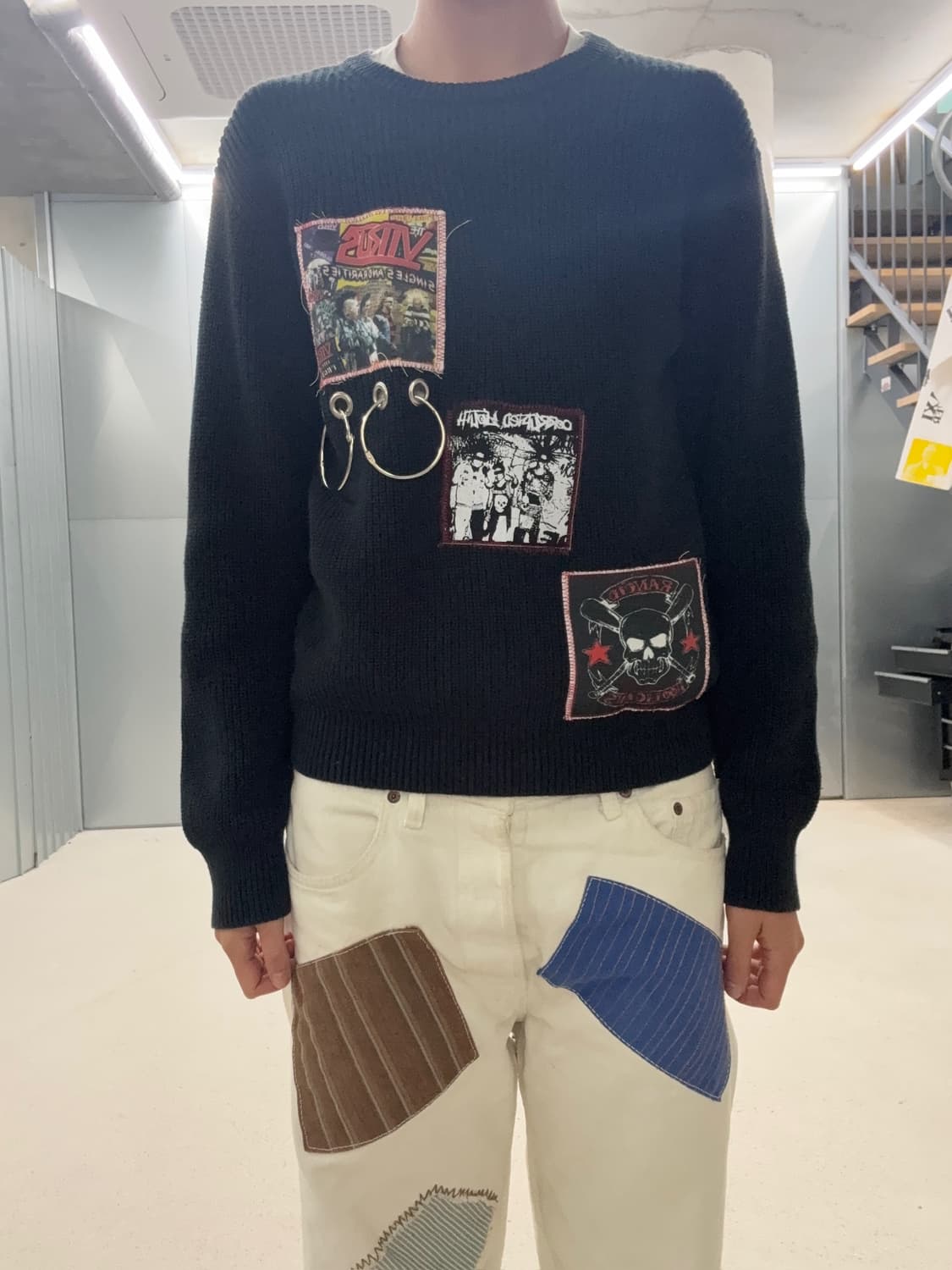 빈티지 커스텀 니트 상품이미지4