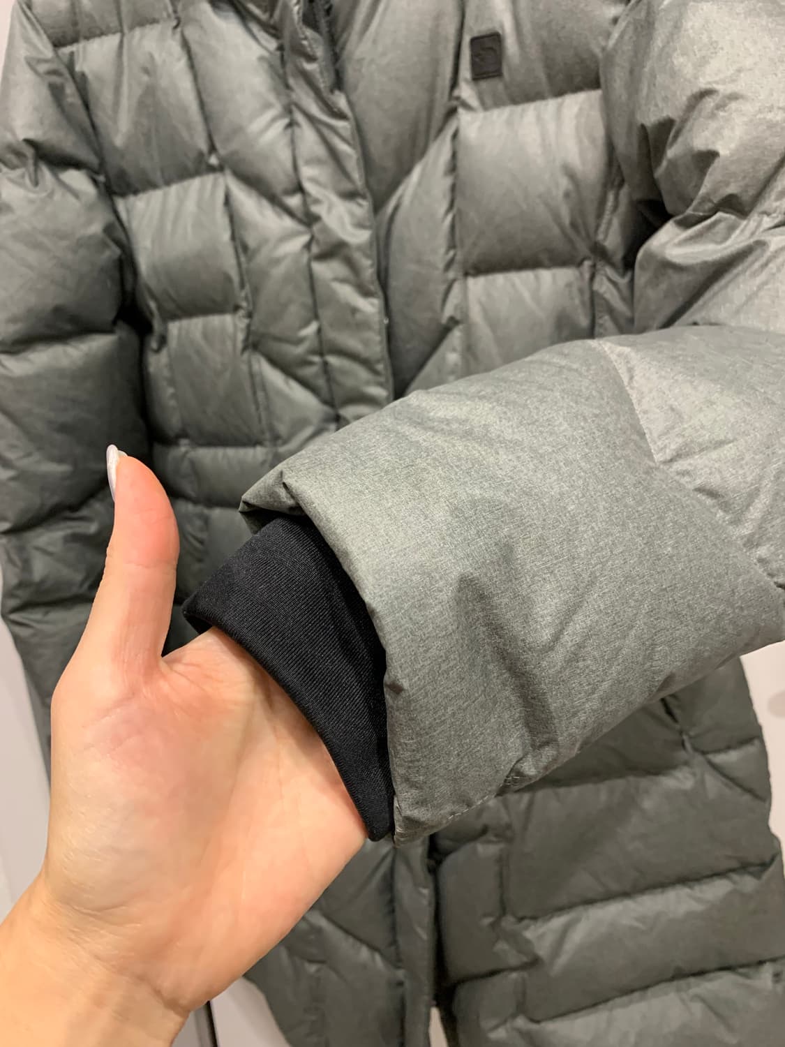 노스페이스 여성 구스 롱패딩 95(M-L) 55-66초 상품이미지6