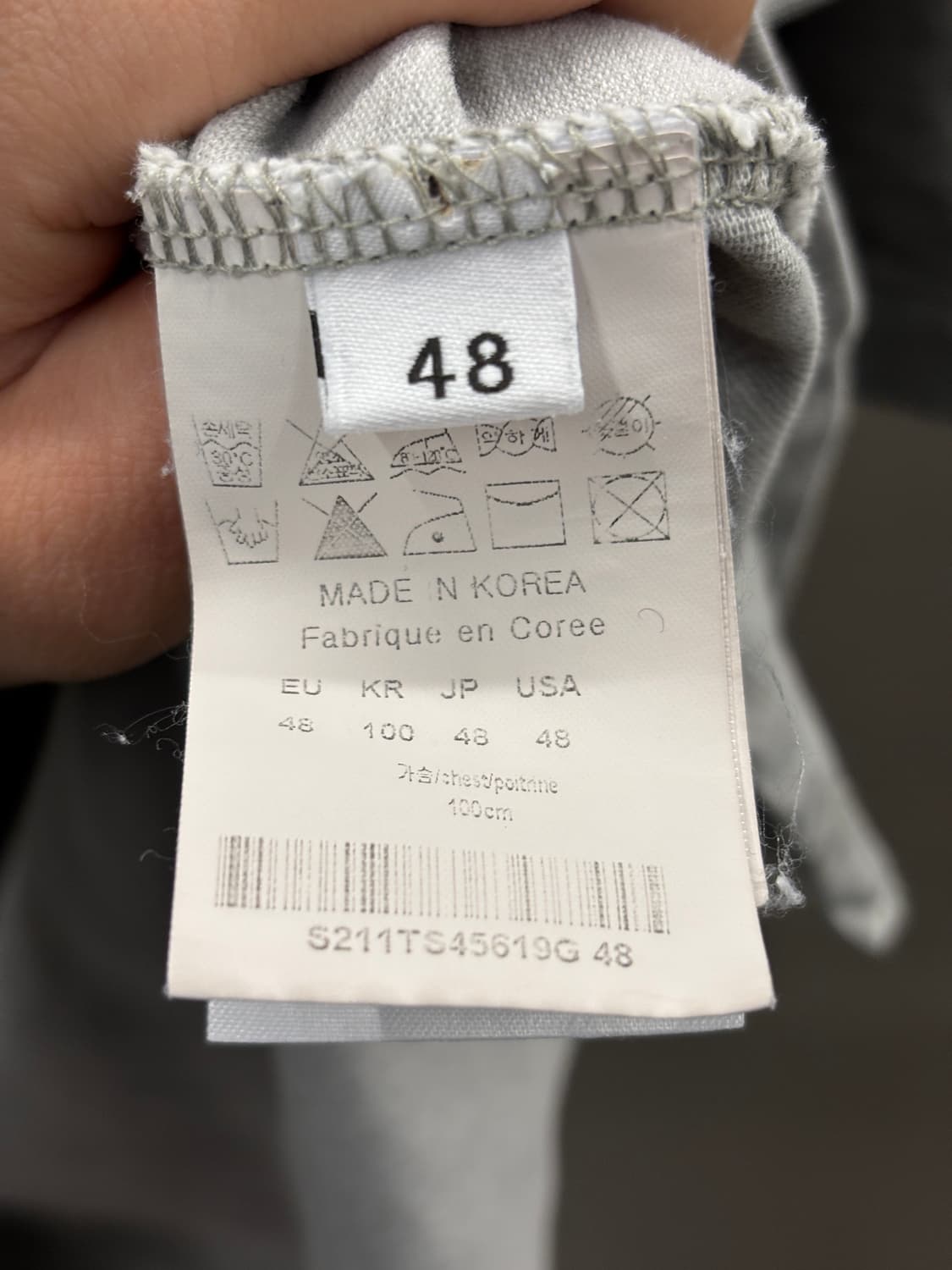 SOLID 데사우 반팔 티셔츠 회색 100 상품이미지4