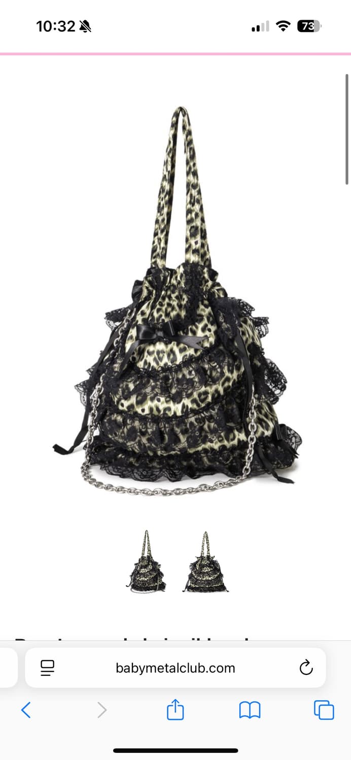 베이비메탈클럽 베메클 오네 갸루 레오파드 체인백  상품이미지1