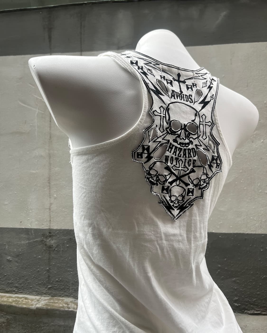 Ghost of Harlem skull sleeveless 상품이미지5