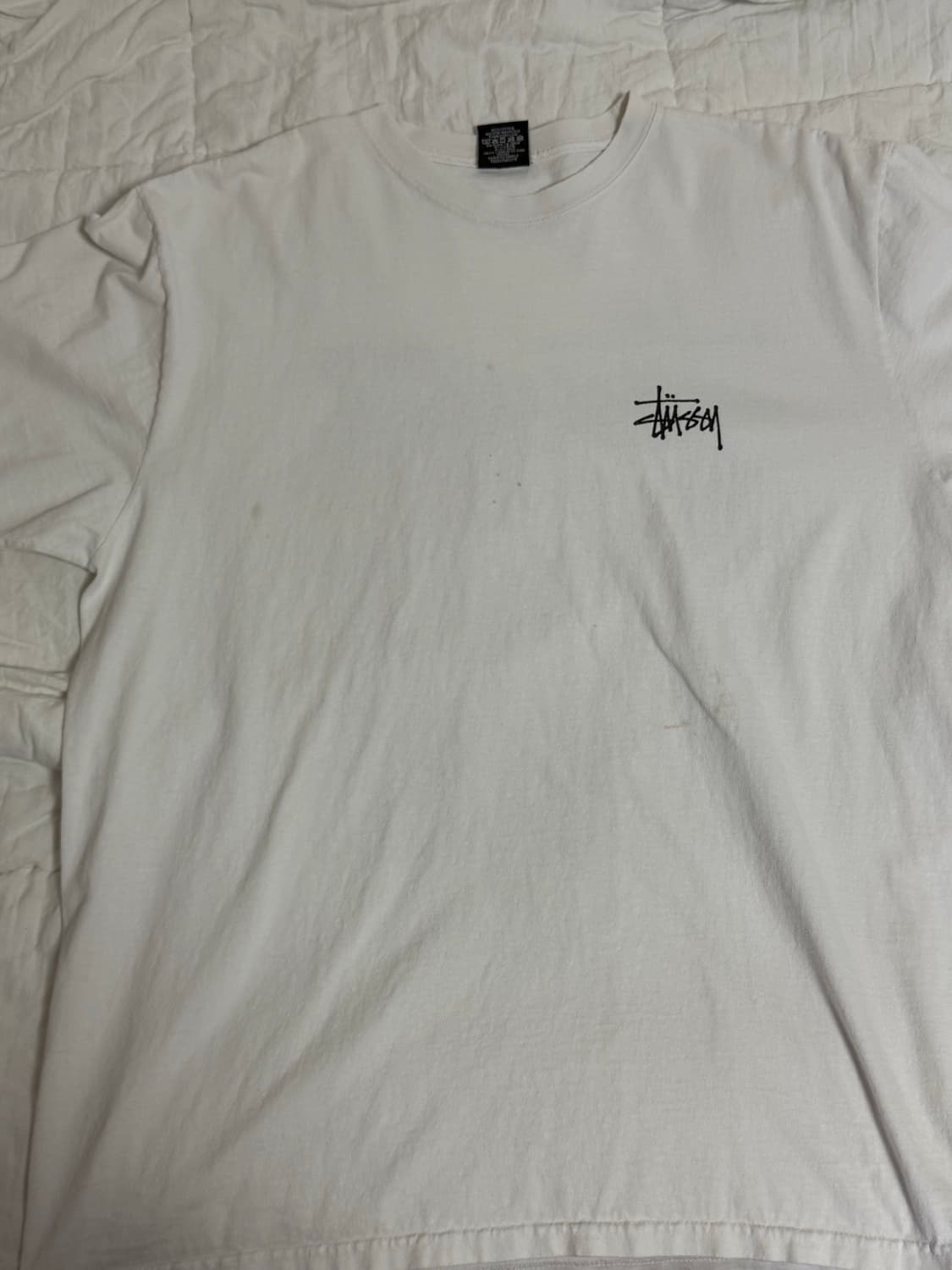 스투시 캘리포니아 그로운 피그먼트 다이드 반팔 내츄럴 L  (후드티) 상품이미지2