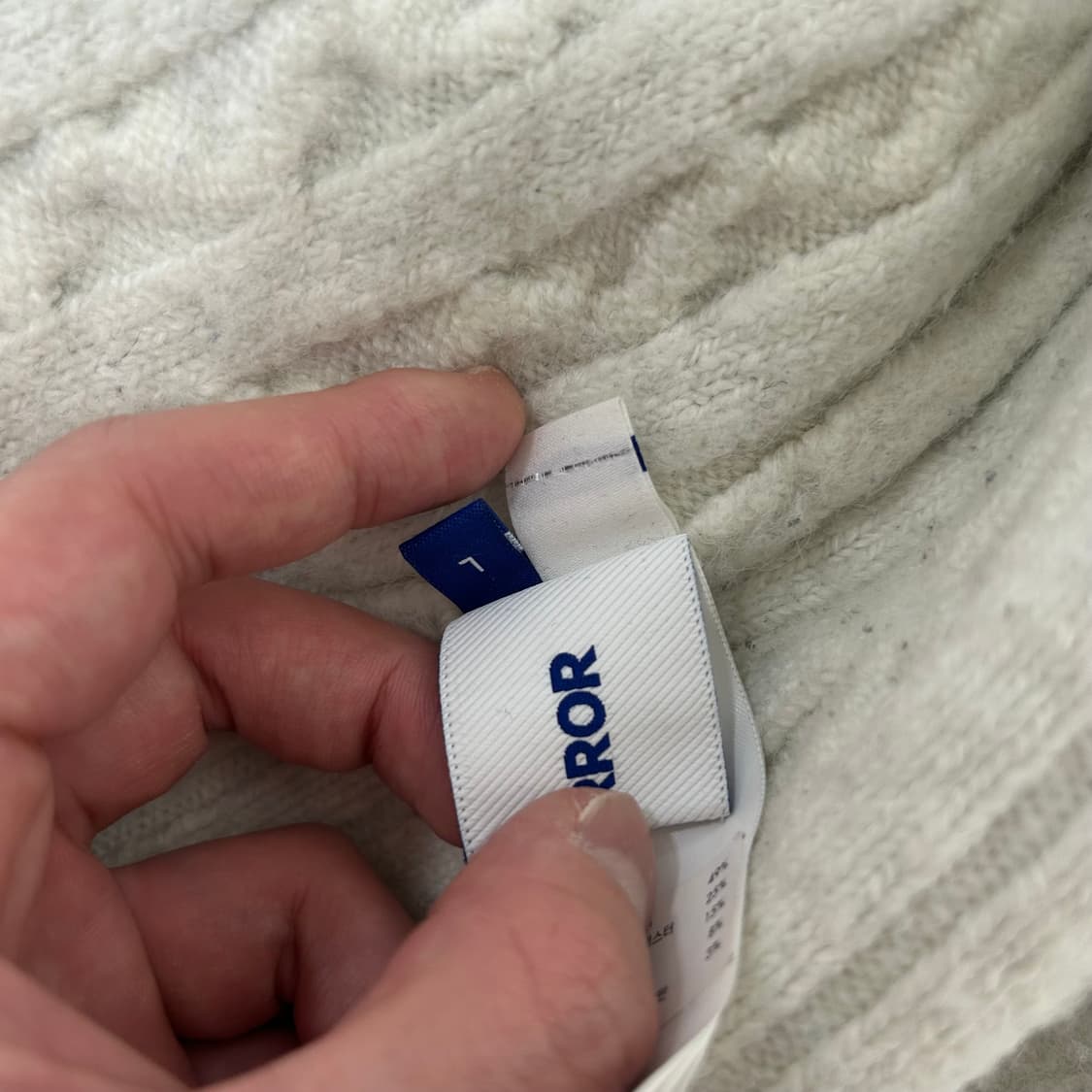 (L) 아더에러 로위 lowy 니트집업 아이보리 상품이미지8