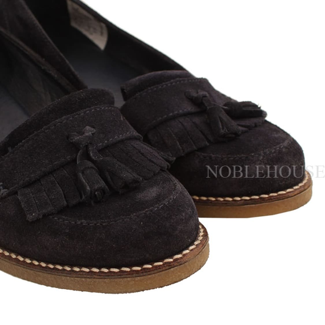 프레드페리 네이비 스웨이드 테슬 웨지 모카신 (US 7) 상품이미지5