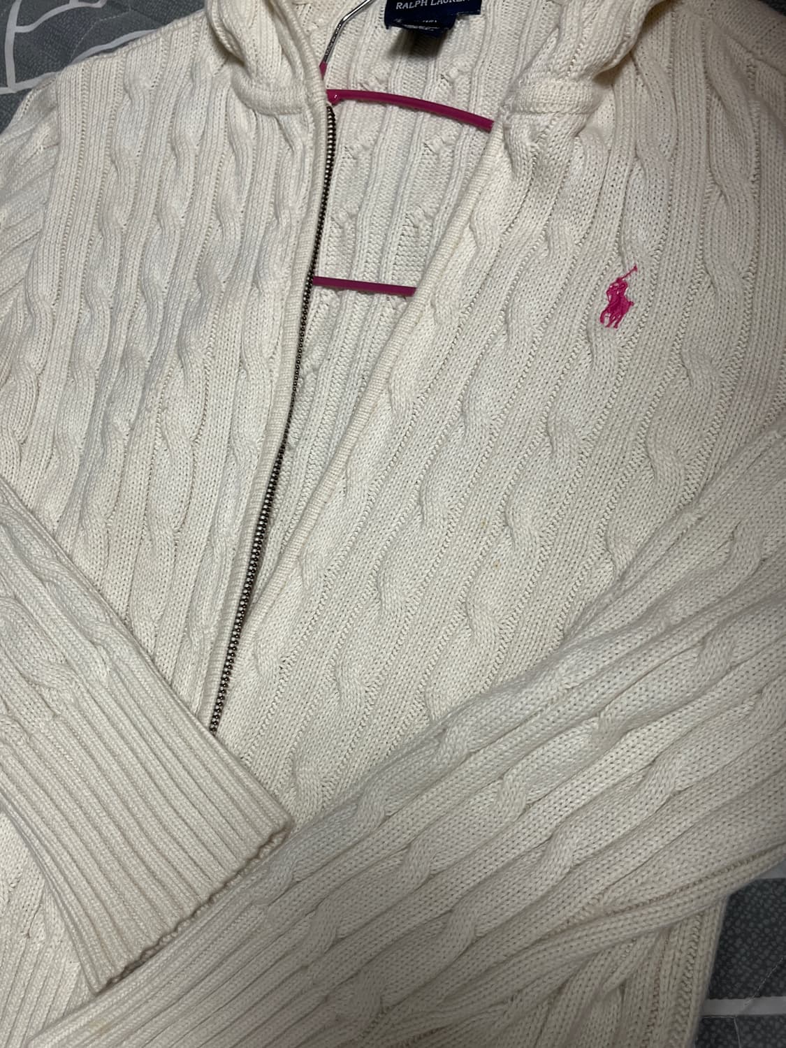 폴로 니트 후드집업(키즈추정)) 상품이미지3