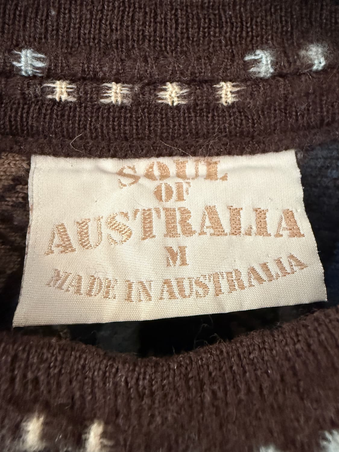 SOUL OF AUSTRALIA 텍스처 니트 M 상품이미지2