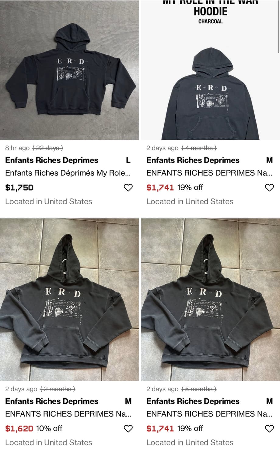 앙팡리쉬데프리메 마이 롤 인더 워 후드티  상품이미지10