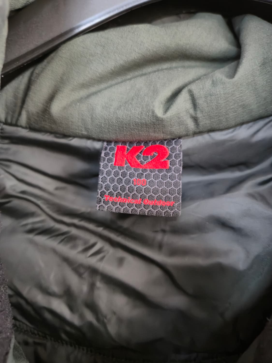K2 800필파워 후드 다운 패딩 그린 상품이미지9
