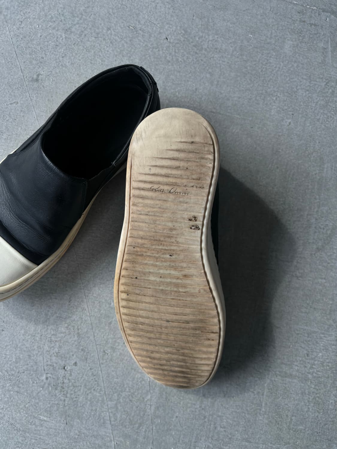 릭오웬스 레더 슬립온  상품이미지5