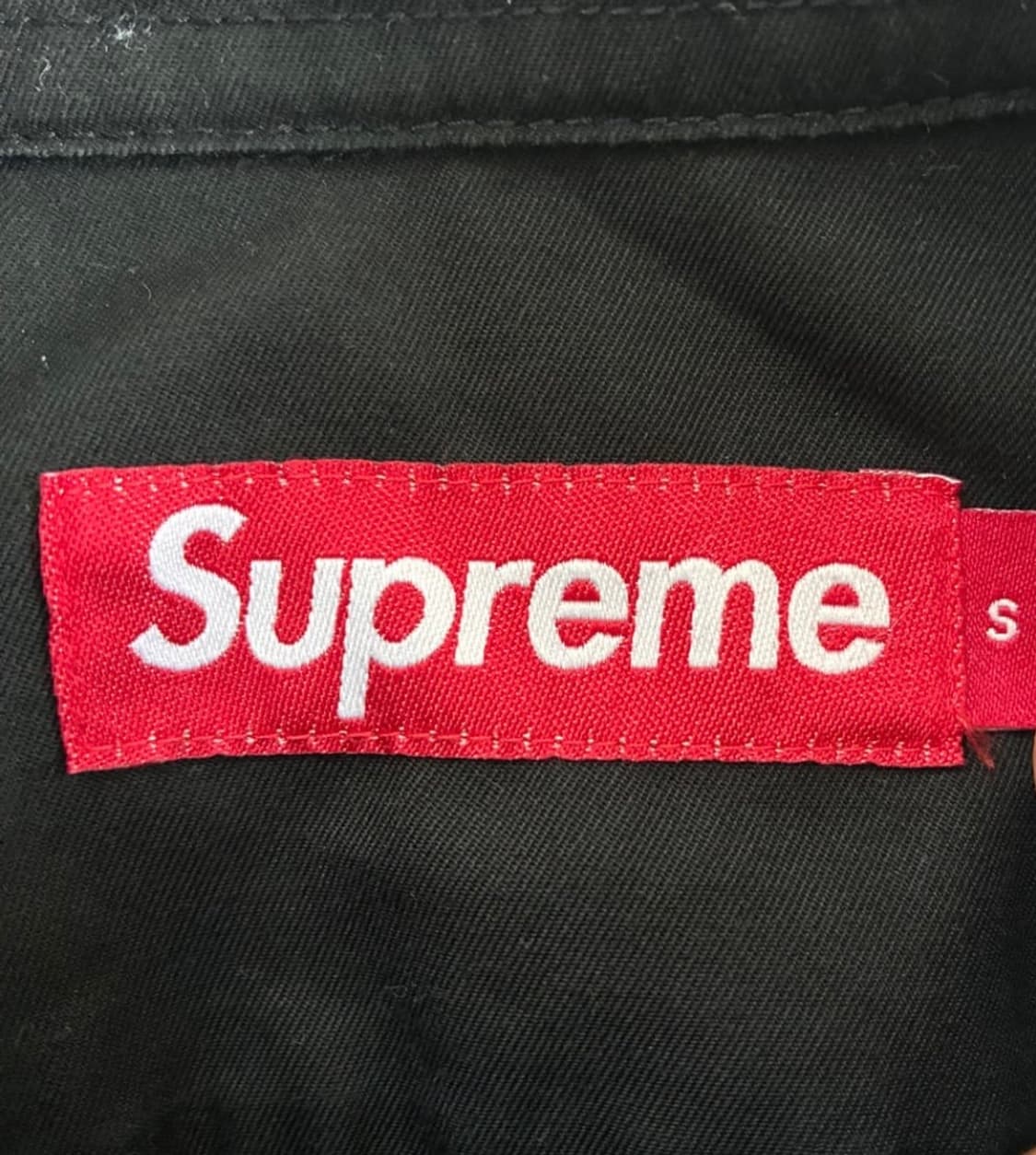Supreme 슈프림 23FW 블랙 스몰 박스 로고 셔츠 상품이미지4