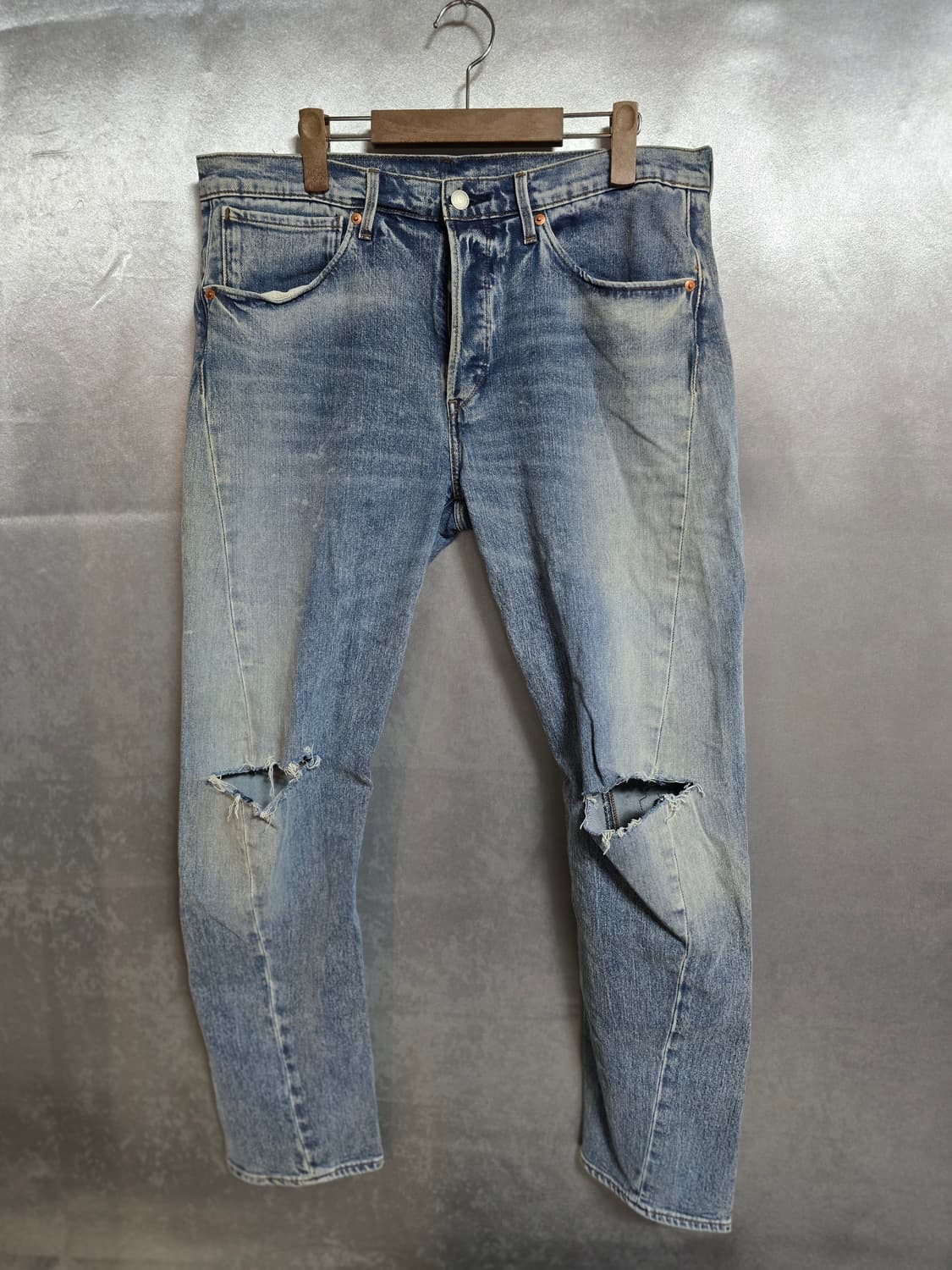 리바이스 502 Jeans 데미지 워싱 청바지 상품이미지1