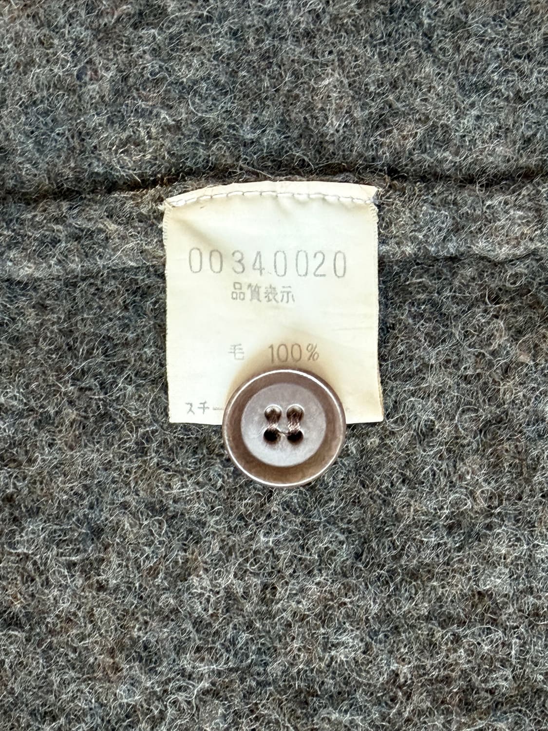 Abahouse 아바 하우스 울 100% 니트 라이더 자켓 상품이미지6