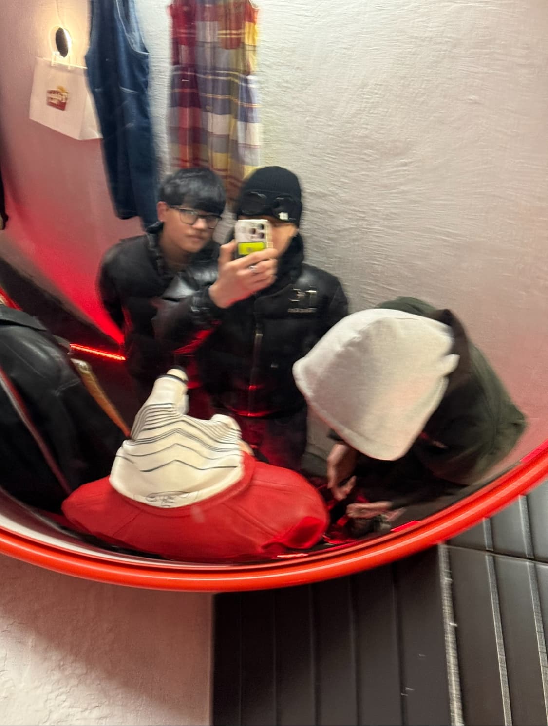 떠그클럽 레더 패딩 상품이미지3