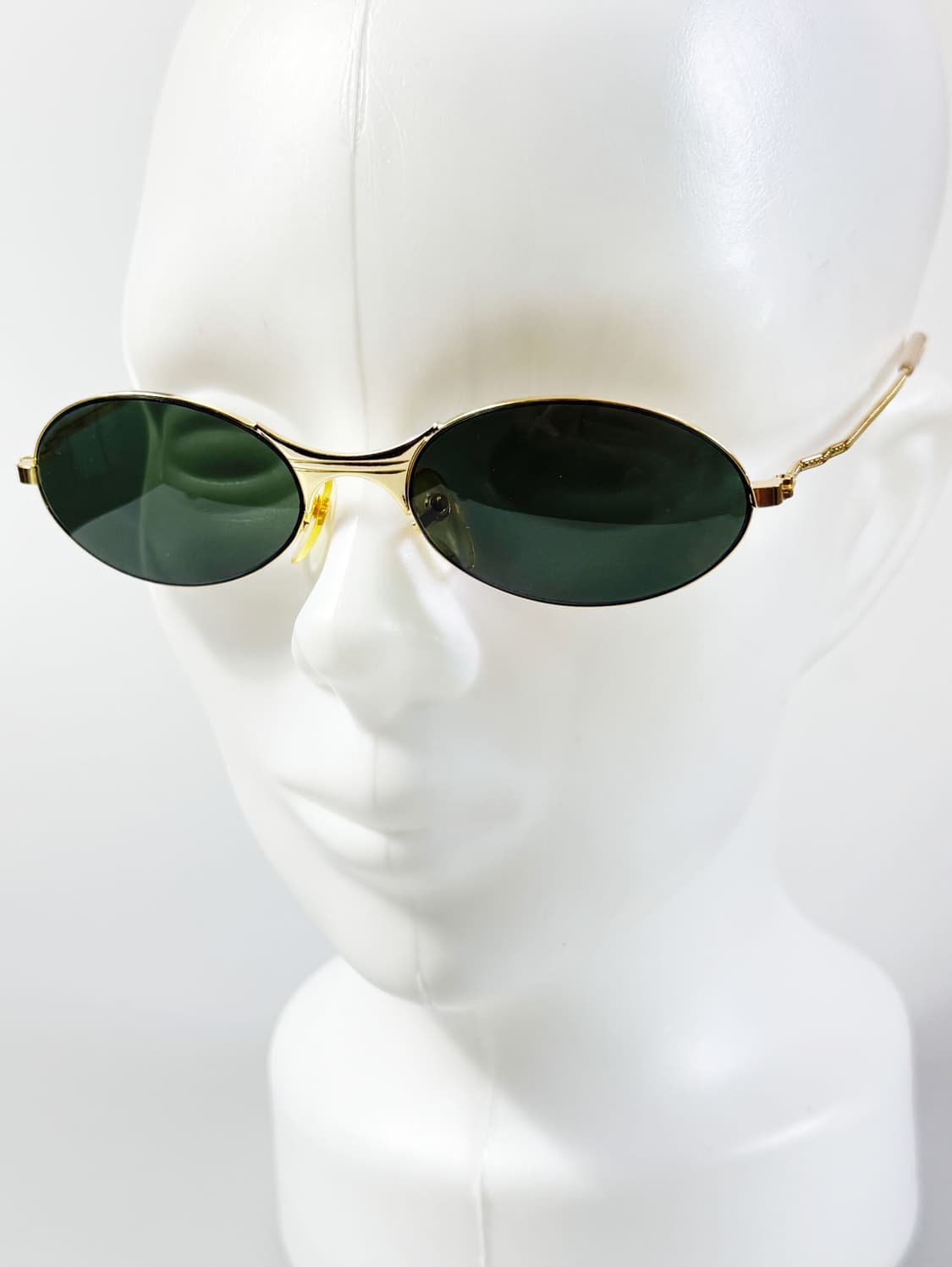90s 골드 슬림 오벌 프레임 빈티지 선글라스 상품이미지8