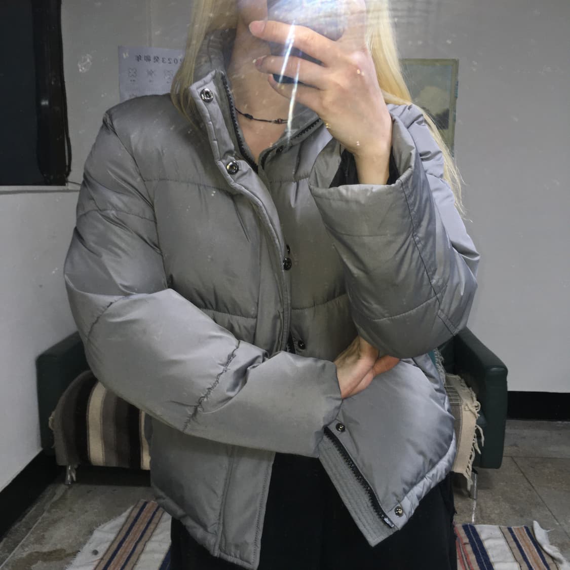 투티/0340 DICKIES 1922 연회색 패딩 디키즈 아우터 상품이미지1