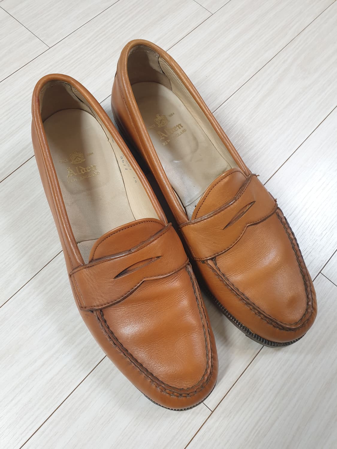 알든 alden 페니 로퍼 브라운 8.5D 상품이미지5