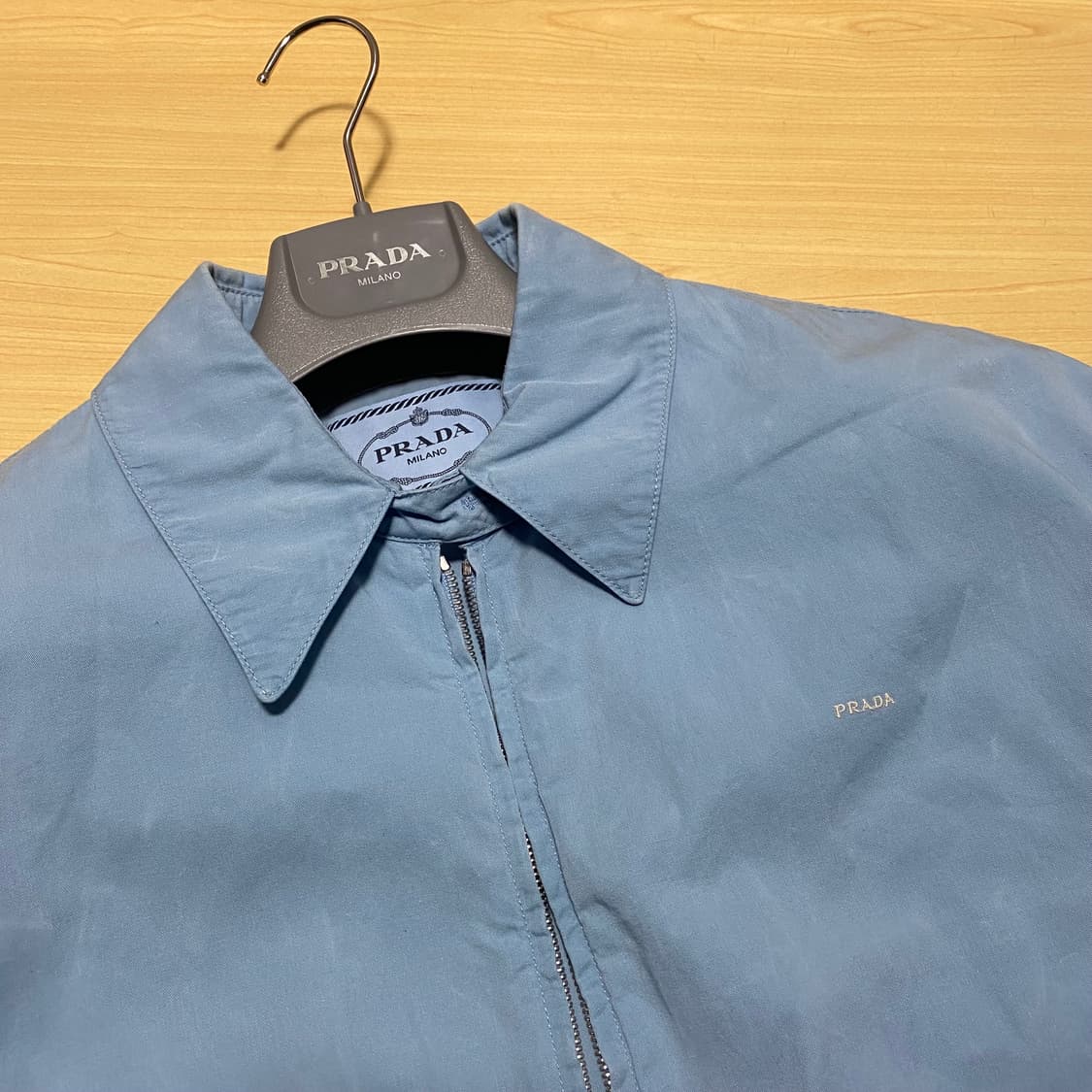 [40] 프라다 올드 개버딘 블루종 아스트로블루 상품이미지6