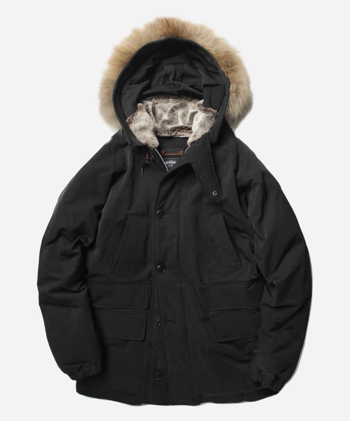 프리즘웍스 / 헤비 프로스트 다운 파카 블랙 / L 상품이미지3