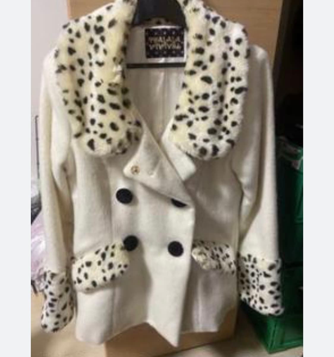 Tralala 호피 퍼자켓 코트 히메갸루 빈티지 상품이미지1