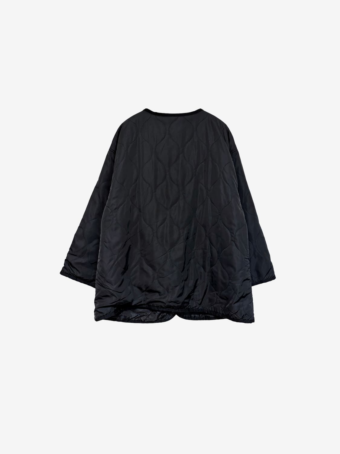 Quilted Liner Jacket - Black 상품이미지7