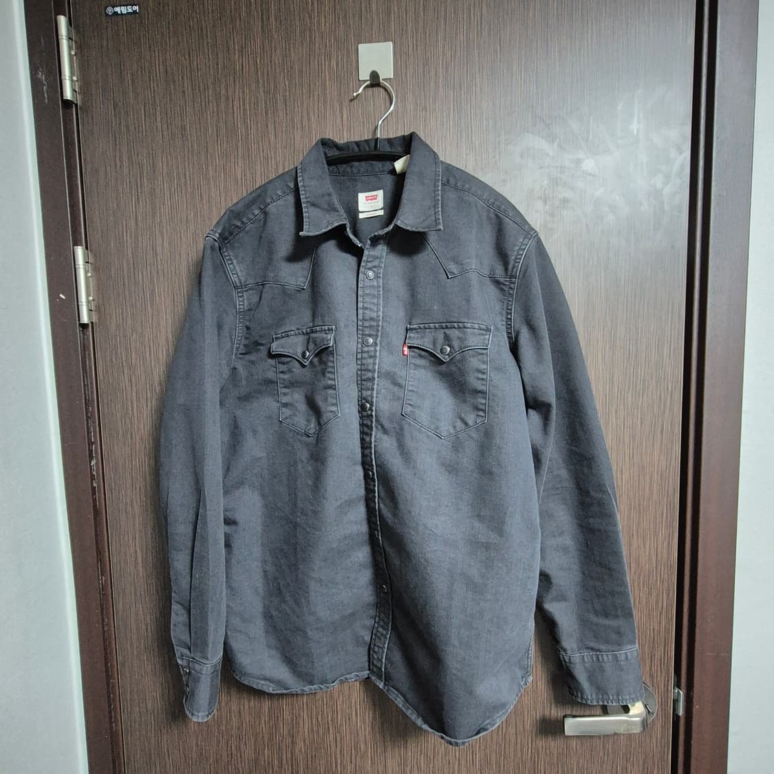 리바이스 바스토우 웨스턴 셔츠 블랙 상품이미지1