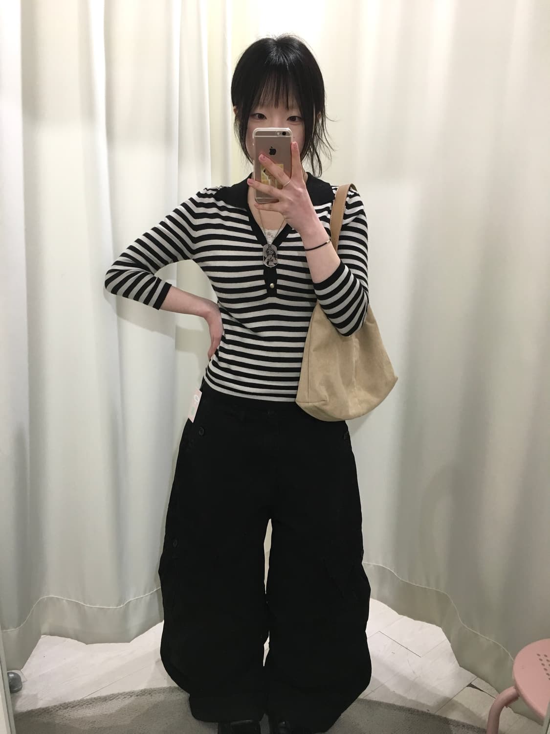 emma james stripe v-neck knit 상품이미지1