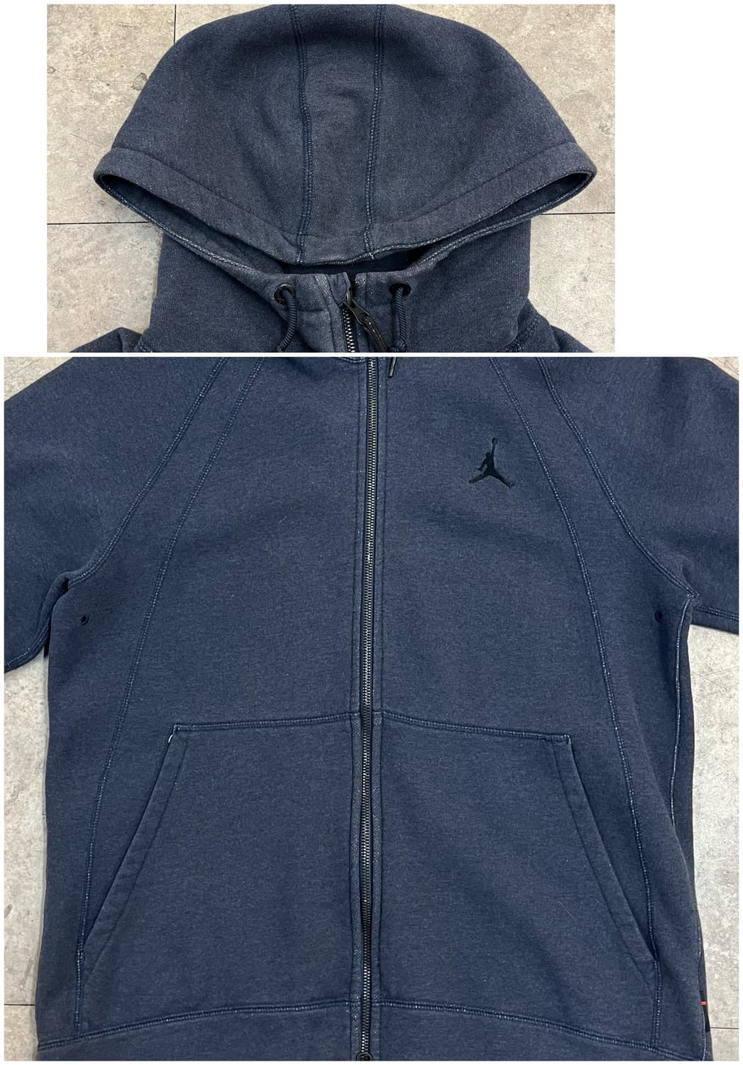 나이키 조던 투웨이 후드집업 네이비 XL #csz2959 상품이미지6