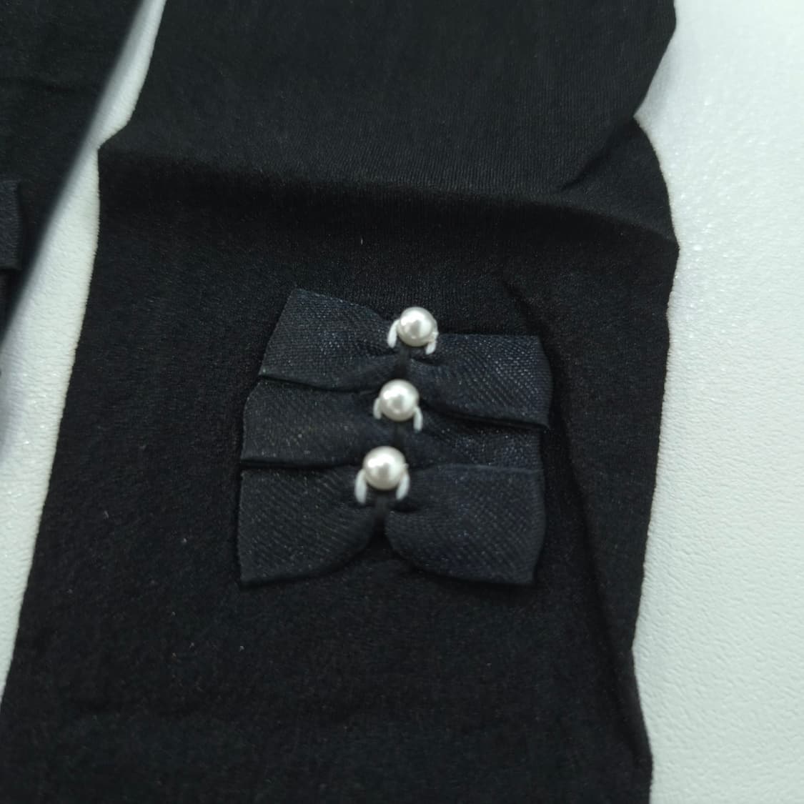 블랙 리본 포인트 팬티스타킹 상품이미지2