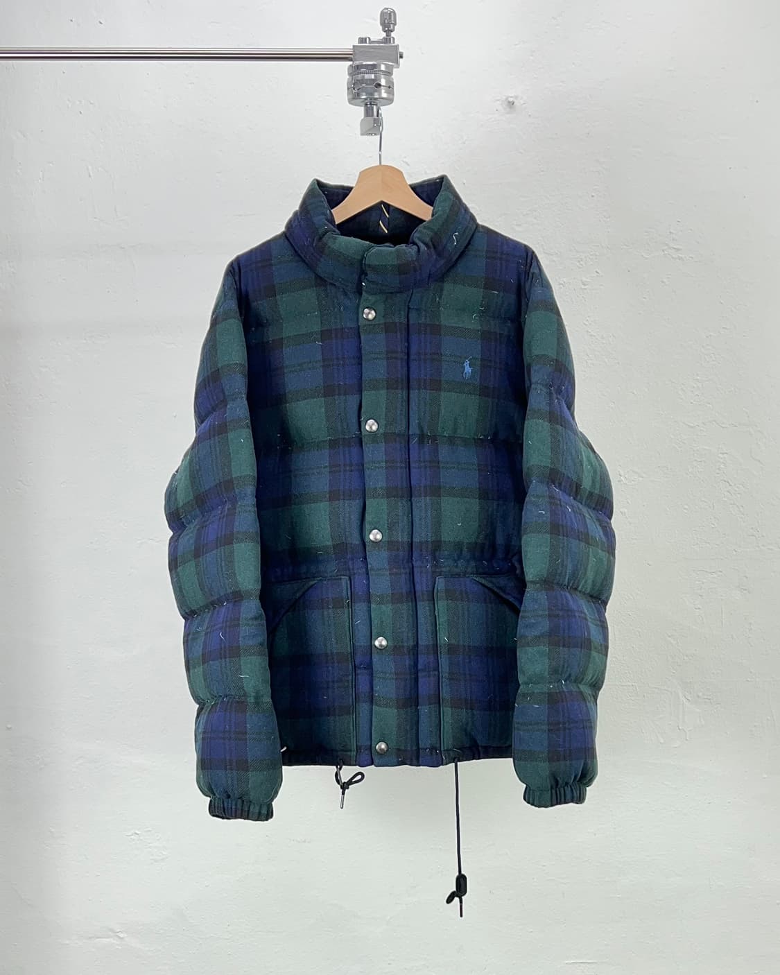 폴로 랄프로렌 블랙 워치 구스 블렌디드 다운 패딩 자켓 상품이미지1