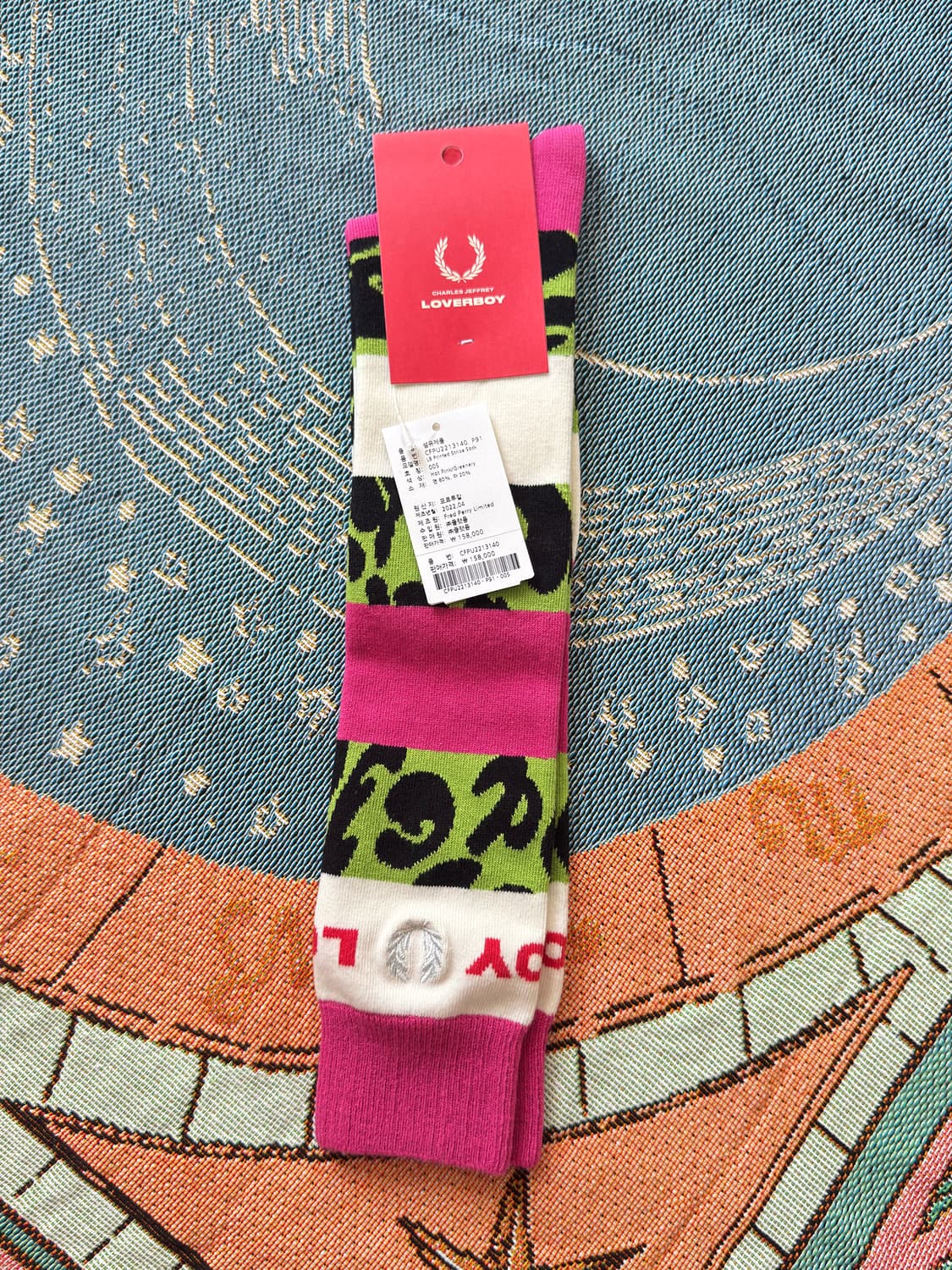 프레드페리 x 찰스 제프리 러버보이 콜라보 양말 상품이미지1