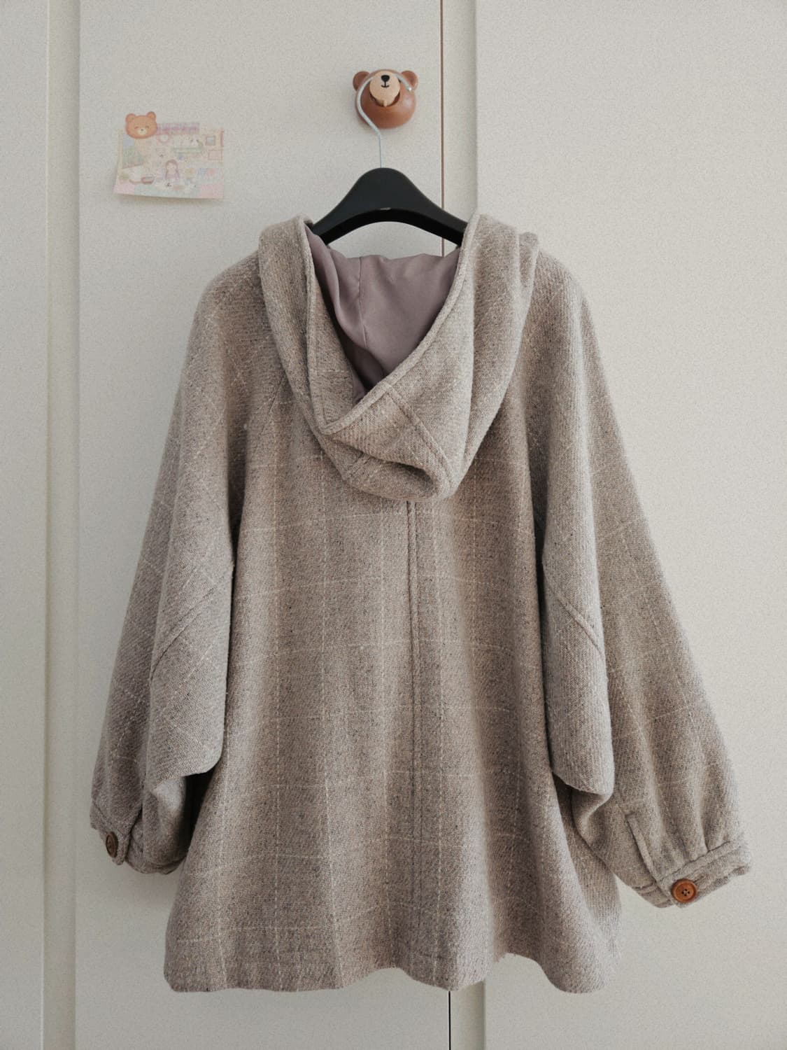 빈티지 사만사모스 sm2 후드코트 판초핏 케이프 상품이미지5