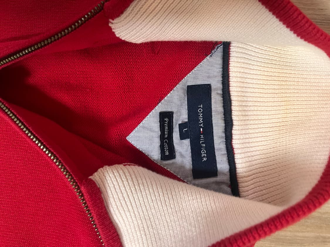 타미힐피거 니트집업 red 상품이미지3