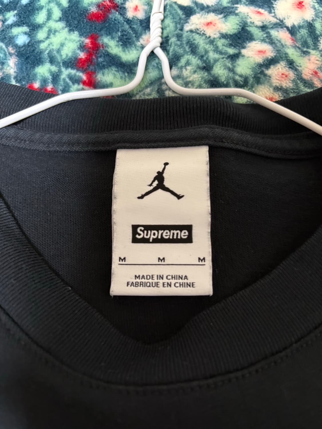 슈프림 x 조던 비기 블랙 티셔츠 상품이미지3