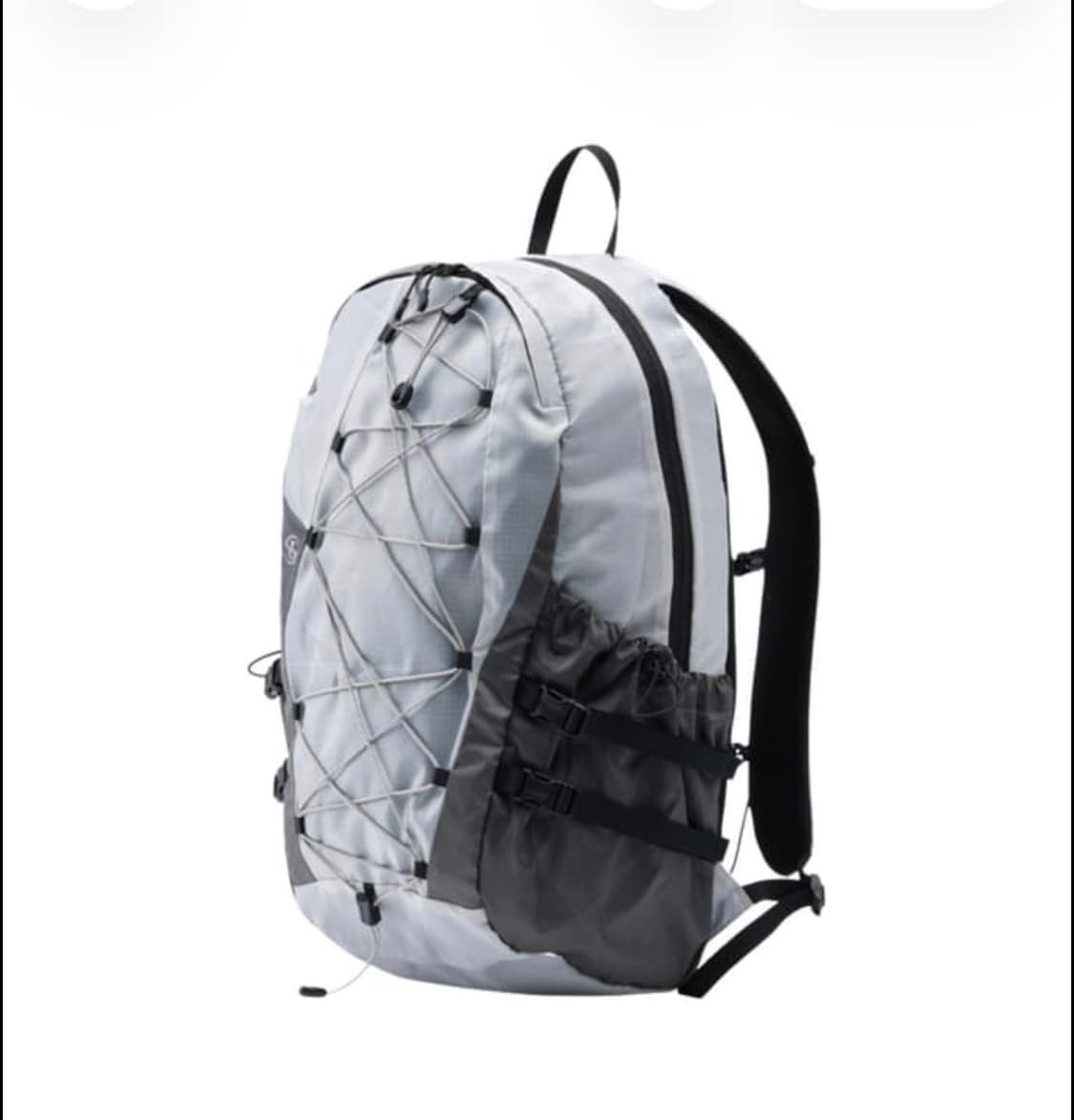 산산기어 24ss 스트링 백팩 그레이 흰색 화이트 가방 상품이미지1