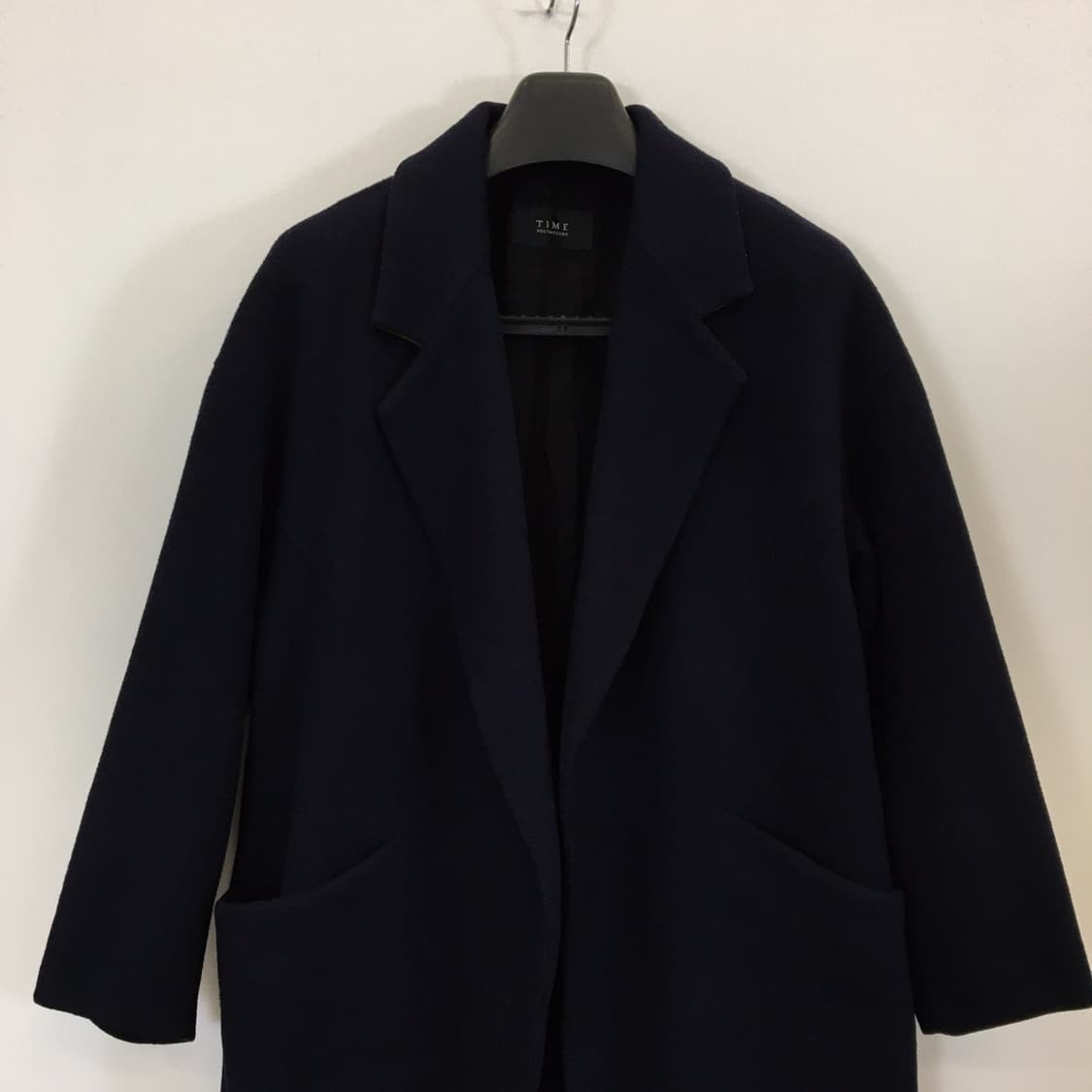 TIME 타임 캐시미어 오픈형 코트 82-94-160  상품이미지2