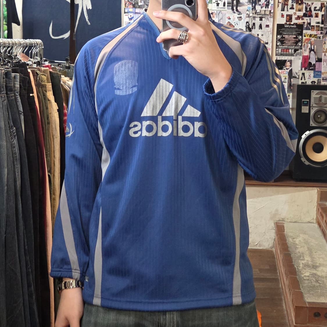 아디다스 스트라이프 져지 롱슬리브 상품이미지2