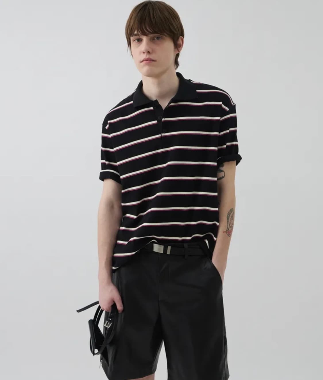 [M] 윈더 리브드 스트라이프 폴로셔츠 상품이미지1