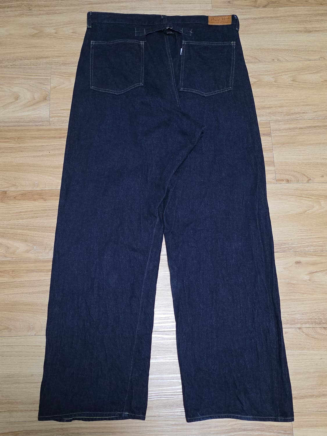 4size택포22만)25ss피그벨 301 와이드 데님 인디고 상품이미지6