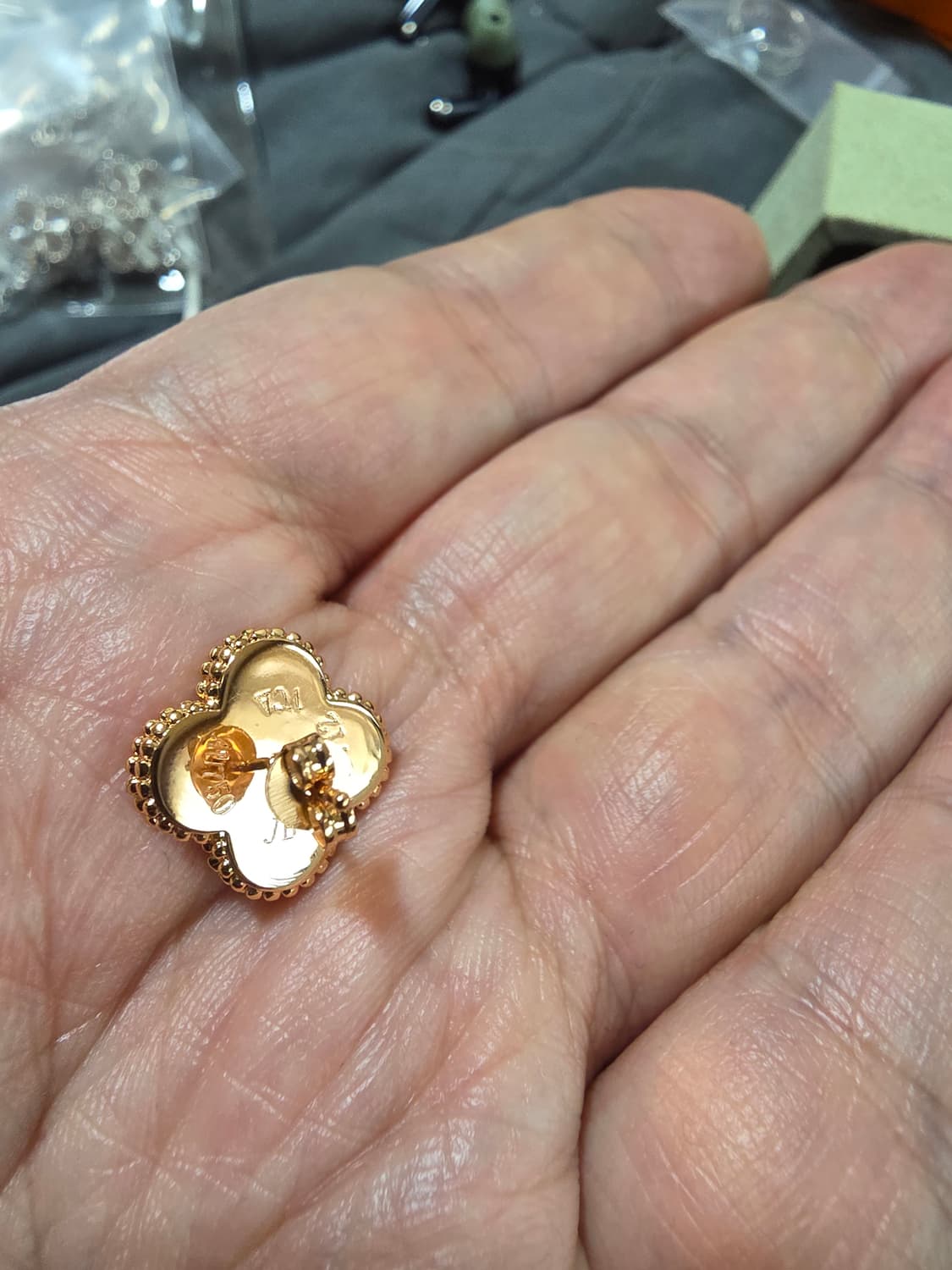 반클리프 빈티지 귀걸이(레드) 상품이미지2