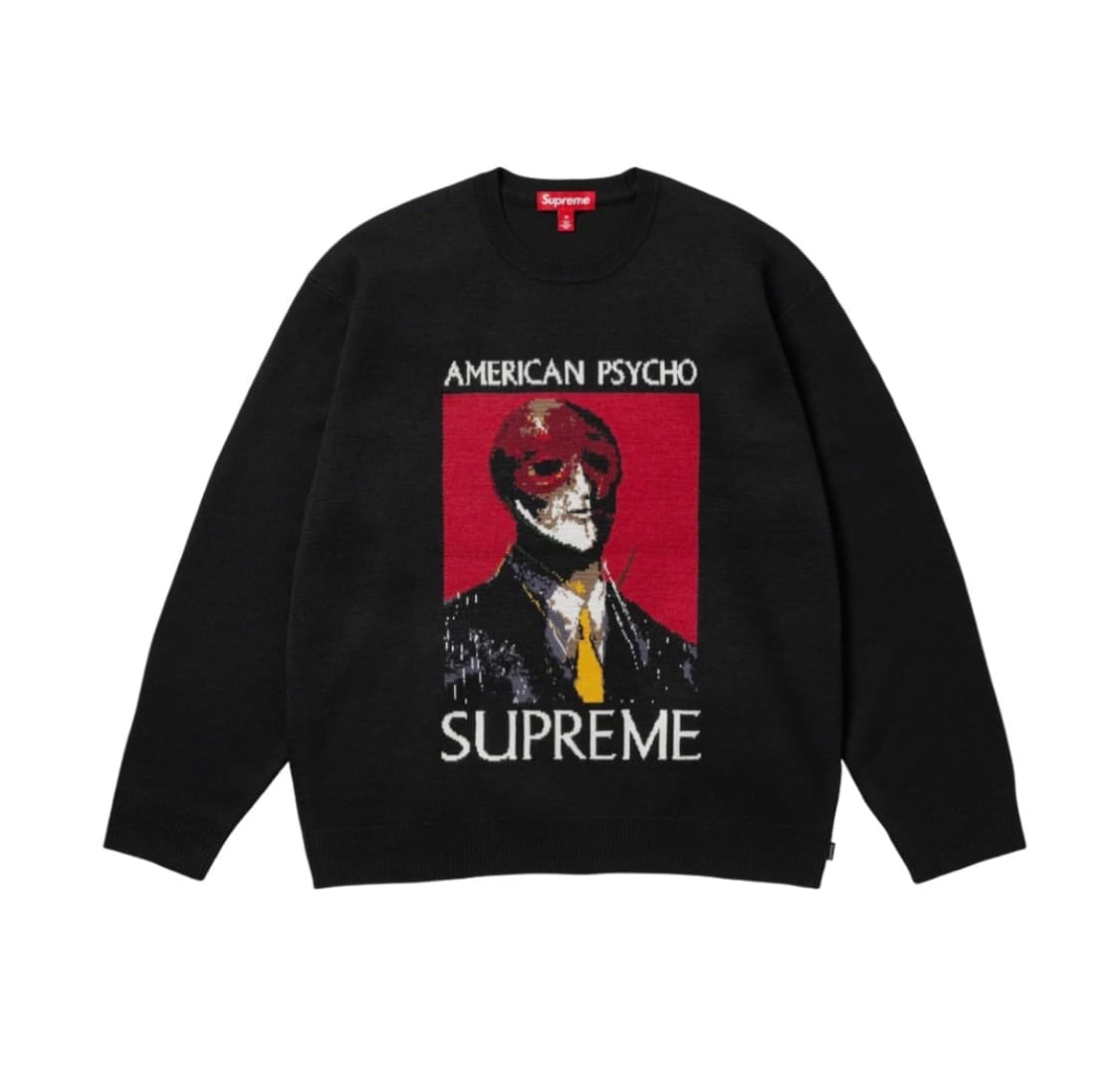 (L) 슈프림 아메리칸 사이코 스웨터 니트 - 23fw  상품이미지9