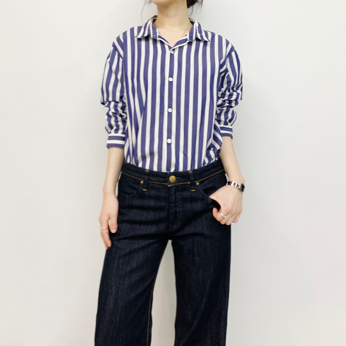 빔즈 스트라이프 셔츠 상품이미지2