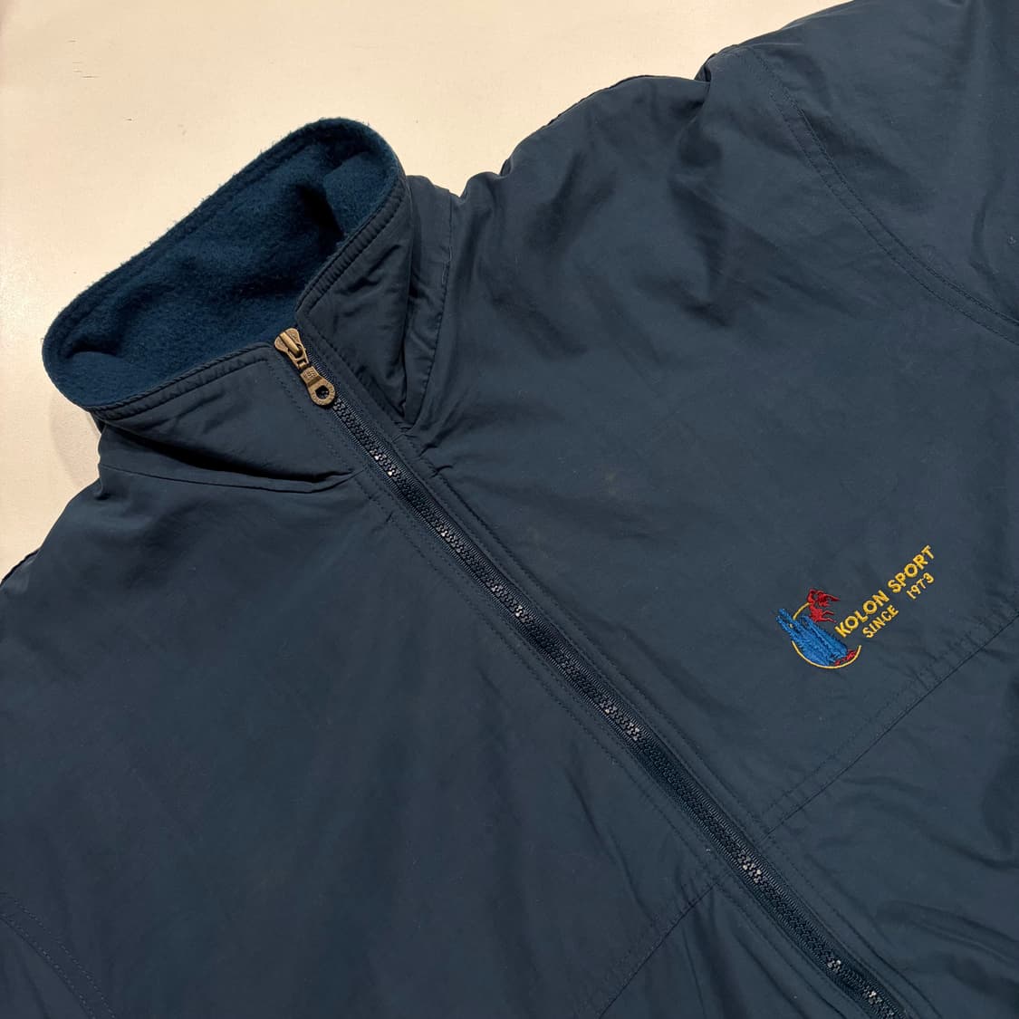 [105] 93s 코오롱스포츠 빈티지 블루종 점퍼 자켓 C190 상품이미지3