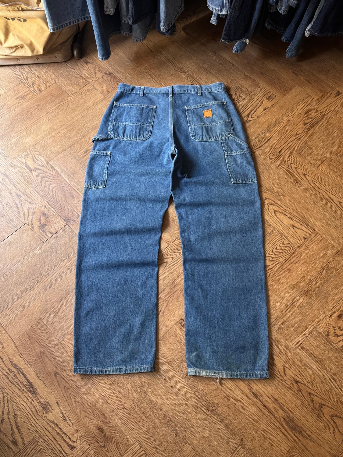 [36]칼하트 USA 싱글니 워크 데님 팬츠 상품이미지1