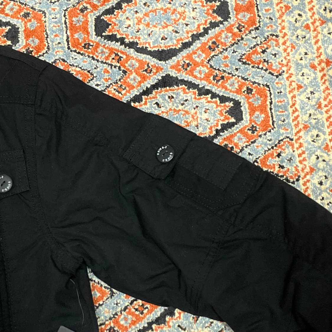 새상품 호주/ 콘너 블랙 밀리터리 야상 자켓 남성S 상품이미지4