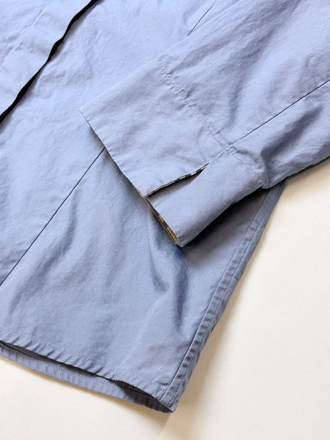 버버리 00s 노바체크 7부 솔리드 셔츠 PN5291 상품이미지4