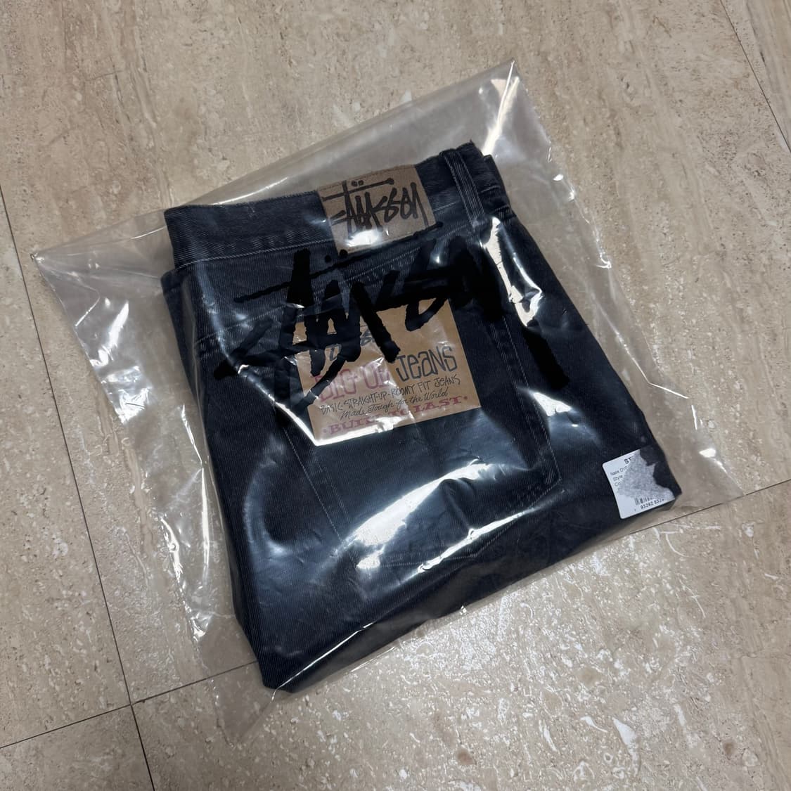 [38] 스투시 빅올 쇼츠 데님 반바지 빈티지 블랙 상품이미지5