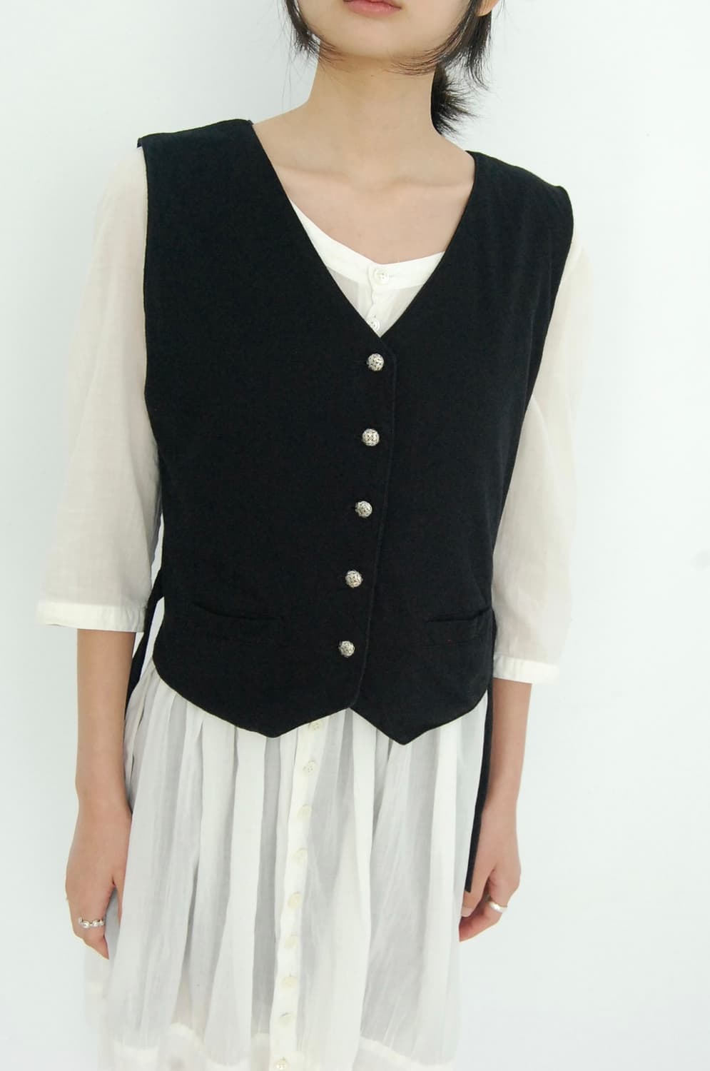 Agnes b cotton vest 상품이미지4
