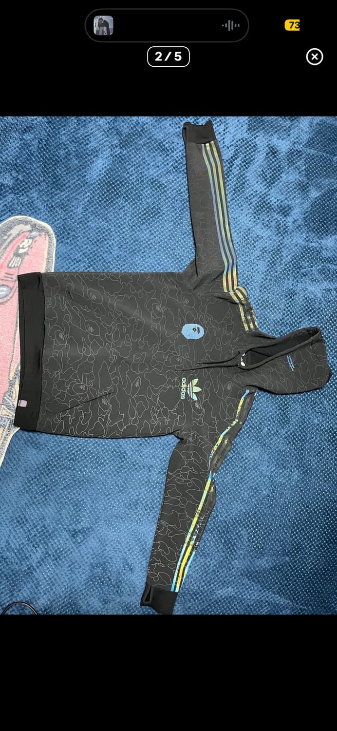 베이프 x 아디다스 테크 후드 상품이미지2